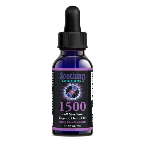 Soothing Solutions 1500MG FULL SPECTRUM CBD TINCTURE