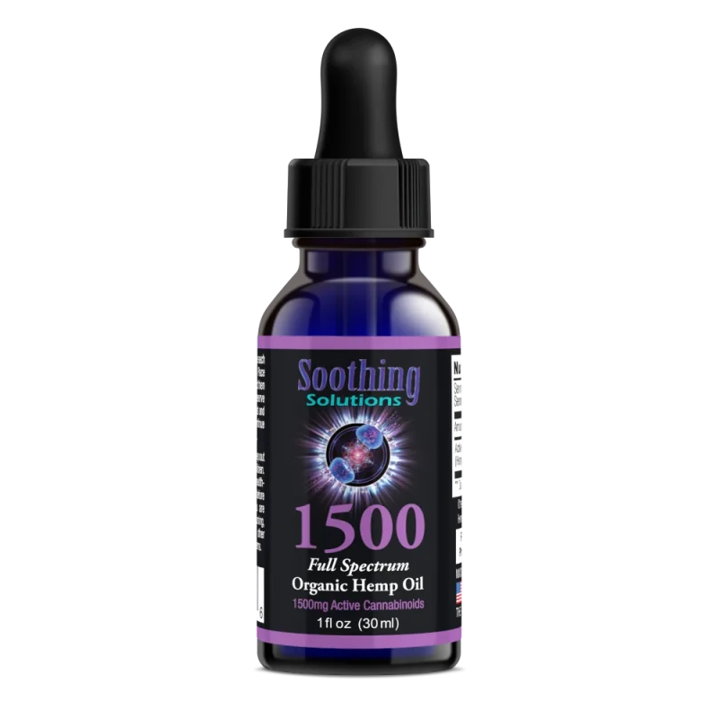 Soothing Solutions 1500MG FULL SPECTRUM CBD TINCTURE