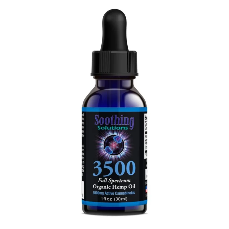 Soothing Solutions Full Spectrum CBD Tincture (3500mg Total CBD)