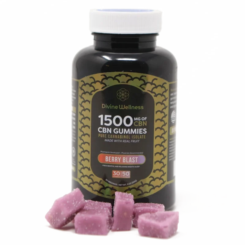 Divine Wellness CBN Gummies for Sleep (1500mg CBN)