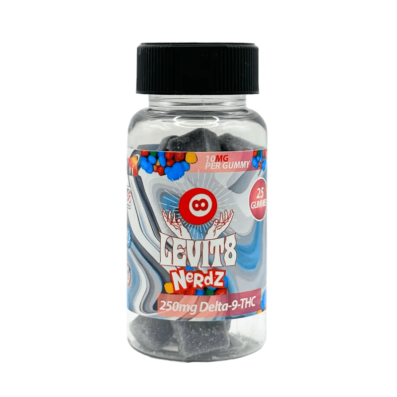 Levit8 Delta-9 THC Nerdz Gummies (250mg Total Delta-9 THC)