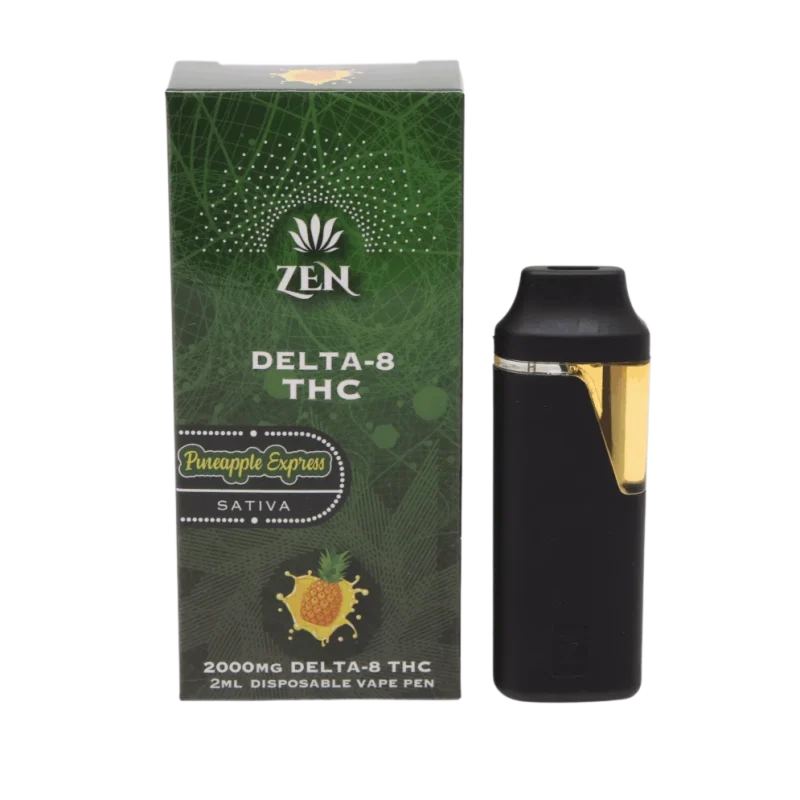 Zen 2ml Delta-8 THC Disposable Vape (2000mg Total Delta-8 THC)