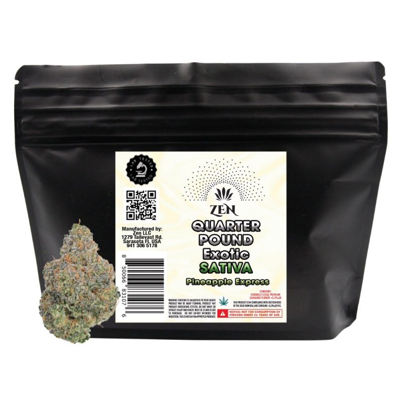 Zen Exotic THCA Flower — Pineapple Express — Sativa